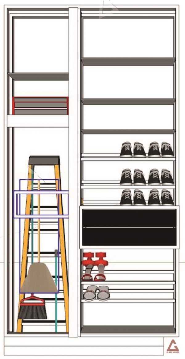 SHOE RACK - Glass House Design