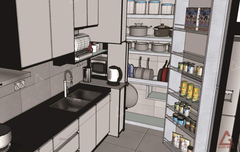 KITCHEN PROJECT 4 - Glass House Design